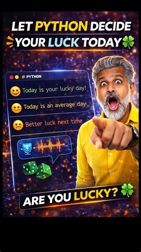 Python Fun #09 - Python Luck Tester #python #coding #learnpython