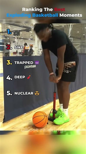 Ranking The Funniest Exploding Basketball Moments 🏀💥 #shorts #basketball #prank #fail #explosion