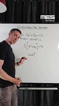 STOP MAKING THIS MISTAKE | Completing the square | GCSE Maths