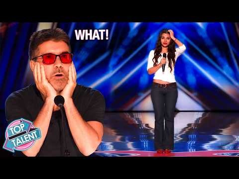 Shy 17 Year Old Could Barely Speak… Then She BLEW Simon Away!