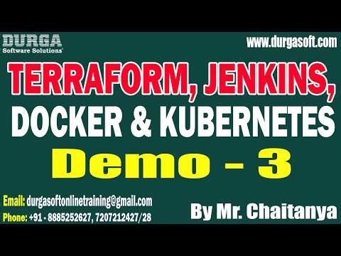 TERRAFORM, JENKINS, DOCKER & KUBERNETES tutorials || by Mr. Chaitanya On 25-04-2026 @6PM (IST)