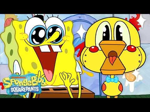 SpongeBob’s Cute Robot Turns EVIL! 🤖 | Full Scene | SpongeBob
