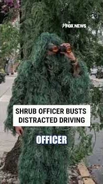 Undercover SHRUB OFFICER busts distracted driving #foxnews #news #us #fox