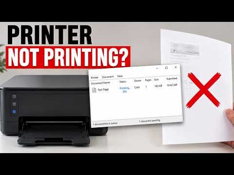 Printer Not Printing But Connected (Easy Fix)
