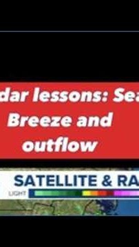 Talkin’ Radar: Sea breeze, outflow and thunderstorms