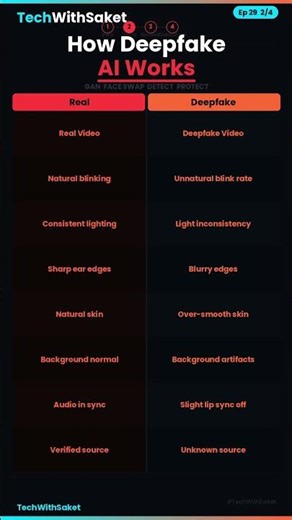 How Deepfake Actually Works 🤯 | GAN, Face Swap, Voice Clone Detection #techwithsaket #deepfake #ai