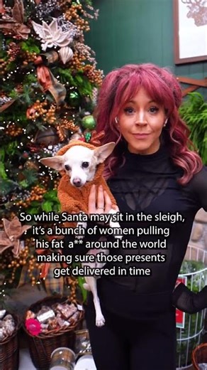 Who knew Rudolph was a strong independent reindeer woman.