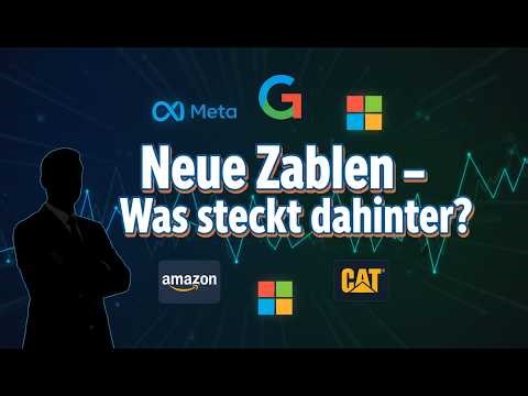 Neue Zahlen: Meta, Alphabet, Microsoft, Amazon, CAT. Wie geht es weiter. Meta crash! Neue Chance!