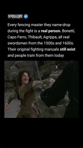 In The Princess Bride (1987), every fencing master they name-drop is a real person.