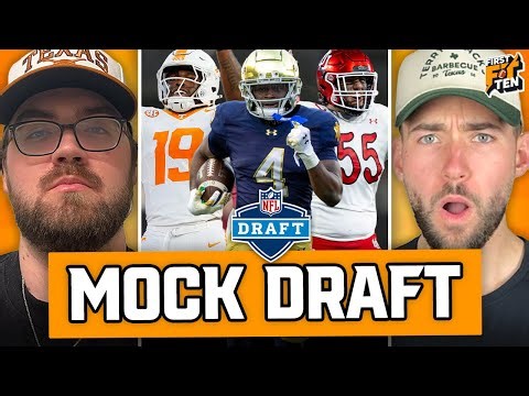 2026 First Round Mock Draft with *TRADES*!! | First And Ten