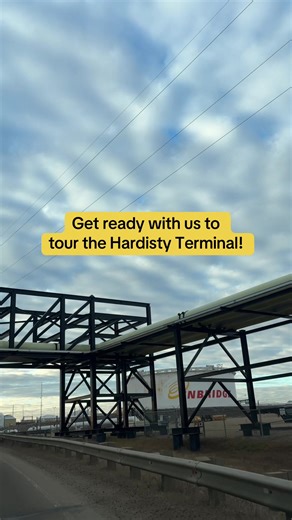 Get ready with us to tour Enbridge’s Hardisty Terminal! 📍: Hardisty, Alberta #oilandgas #pipelines #energy