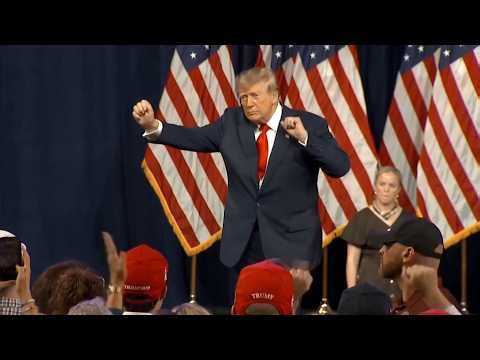 Trump’s iconic dance steals the show at Tennessee midterm event