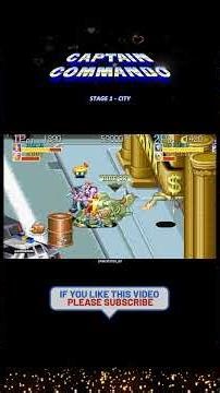 CAPTAIN COMMANDO 1991 | STAGE 1 - CITY #capcom #arcade #nintendo