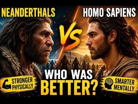 Neanderthals vs Homo Sapiens | Who Was Stronger & Smarter? 🤯