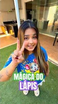 MÁGICA DO LÁPIS! ✏️ #shorts - Ana Adati