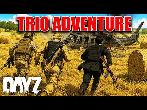 TRIO GETTING STARTED ON A NEW DAYZ SERVER!