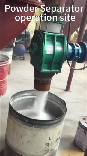 Powder Separator in Action - High-Efficiency Particle Classification Live Demo#powder separator