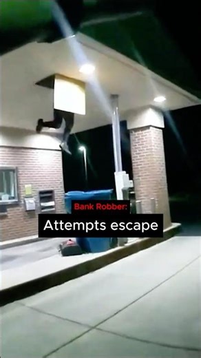 Police Catch Bank Robber In The Act