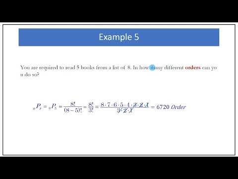 Permutations and Combinations using Excel