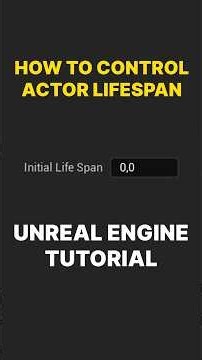 How to Control Actor Lifespan in Unreal Engine #UnrealEngine #GameDevelopment #UE #Blueprints