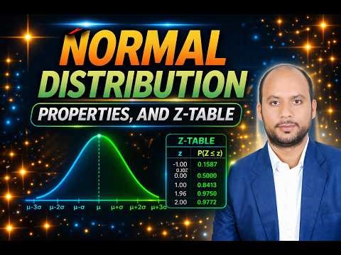Normal Distribution, Properties, and Z-Table.