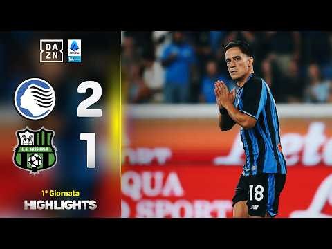 RASPADORI+KRSTOVIC, 3 points for SARRI: Atalanta vs Sassuolo 2-1 | Serie A Enilive | DAZN Highlights