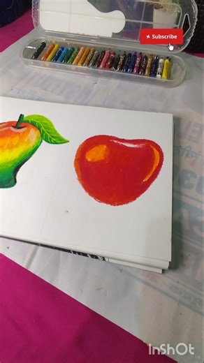 Riya Singh on Instagram: "Realistic apple🍎 drawing✍️😊..."