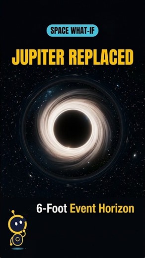 What If We Replaced Jupiter with a Black Hole