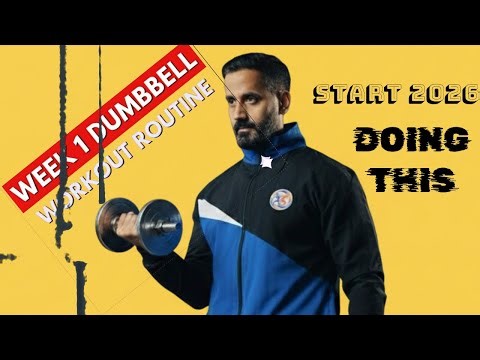 WEEK 1: 30 MIN FULL BODY DUMBBELL WORKOUT