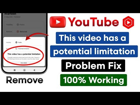 YouTube This Video Has a Potential Limitation Problem Fix 2026 | Copyright-Protected Content Found