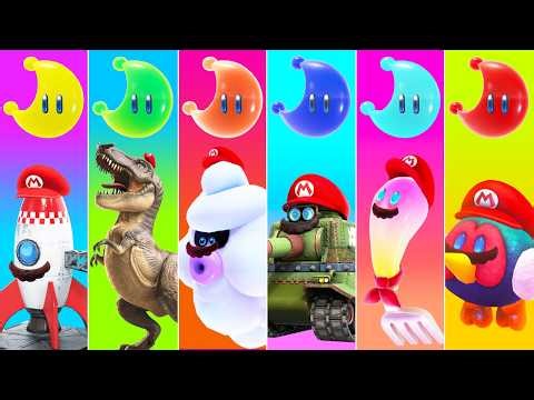 Super Mario Odyssey - All Secret Challenges & Power Moons