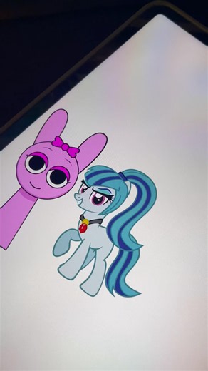 Pinki Sprunki Incredibox x Sonata Dusk #drawing #shortsvideo #halloween