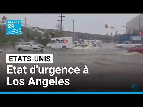Etats-Unis : Etat d'urgence à Los Angeles face au risque d'inondations • FRANCE 24