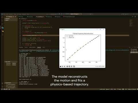 Vision-Based Motion Tracking & Trajectory Reconstruction (YOLO + Python)
