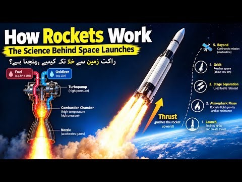 How Rockets Work 🚀 | The Science Behind Space Launches | Rocket Engine Explained