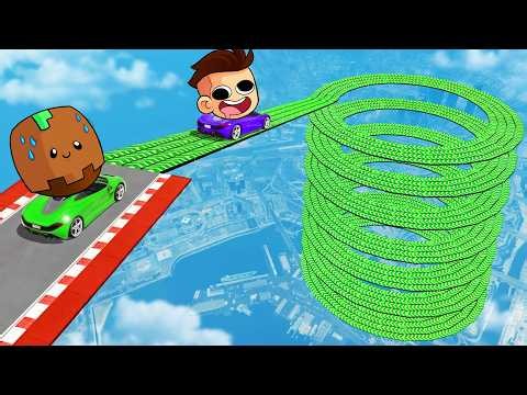 99% IMPOSSIBLE MAX SPEED MEGA RAMP in GTA 5!