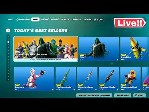 🔴*NEW* FORTNITE MECHAGODZILLA & KONG ARE BACK! ITEM SHOP TODAY! (Chapter 7 LIVE)