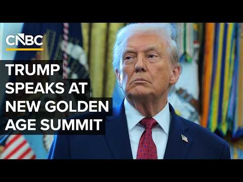 LIVE: President Trump delivers remarks at 'A New Golden Age Summit' — 10/8/2026