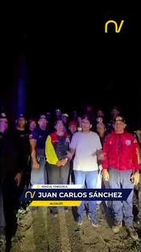 Organismos de rescate buscan a pareja desaparecida por la crecida del río Aragua