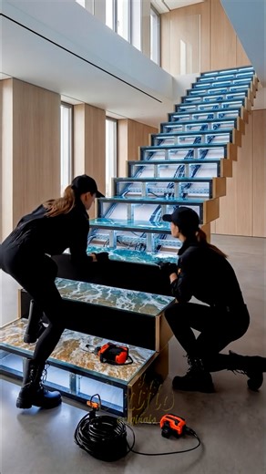 Integrated LED Staircase Installation | DIY & Crafts