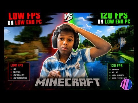 Boost Minecraft FPS from 20 to 120 on Any Low-End PC!#Minecraft #FPSBoost #LowEndPC #MinecraftJava 