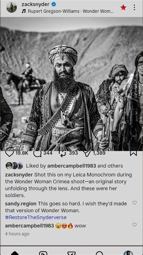 Zack Snyder True Director of Wonder Woman (2017)?? #wonderwoman #zacksnyder #galgadot #snyderverse
