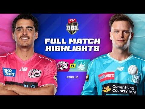 Sydney Sixers v Brisbane Heat Match Highlights | #BBL15