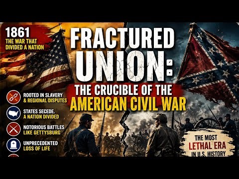 🇺🇸 Fractured Union: The American Civil War Explained | 1861 History Documentary