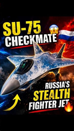 Russia’s SU-75 Checkmate 😱 Future Stealth Jet 🔥