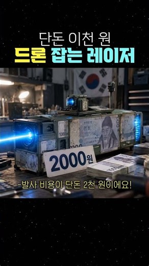단돈 이천 원 드론 잡는 레이저 #레이저무기 #천광 #K방산