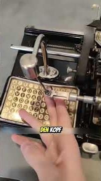 1924 mechanical typewriter breaks all the rules