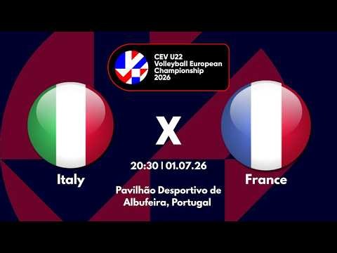 Full Match | Italy vs. France | CEV U22 Volleyball European Championship 2026 Men
