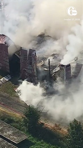 Crews battle large barn fire in Lower Alloways Creek Twp., NJ