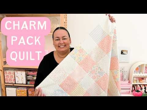 Easy Baby Quilt with 5" Charm Packs